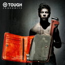 ▼代引＆送料無料▼TOUGH LEATHER WASH タフ レザーウォッシュ【二つ折り財布】【55561】【財布/サイフ/さいふ】【革財布】【イタリアンレザー】【レザーウォレット】レビュー記入予告でQUO-500カードプレゼント実施中！タフ/財布/