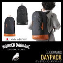 bN WONDER BAGGAGE _[oQ[W GOODMANS DAYPACK Obh}Y fCpbN WB-G-001 Y fBX jZbNX rWlX JWA  bN jp