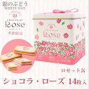 季節限定 バラ科のお菓子 銀のぶどう ショコラローズ 14枚...