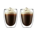 9月12日10時までセール！bodum (ボダム)PAVINA(パヴィーナ) ダブルウォールグラス 350ml 2個セット