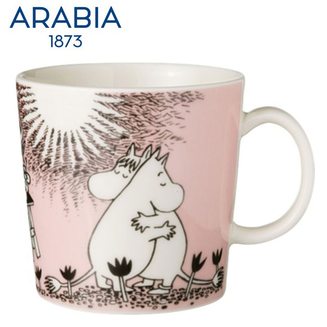 【SALE】ARABIA アラビア ムーミンマグカップ ピンクラブ 300ml / Love Moomin Collection ムーミンコレクション 北欧　食器