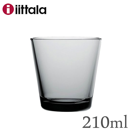 【在庫処分SALE！】Iittala イッタラ Kartio カルティオ タンブラー 210ml グレー グラス Kartio grey 北欧 食器