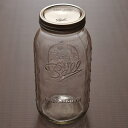 【在庫処分セール】Ball/ボール社/メイソンジャー/ワイドマウス(広口)/1920ml/クリア/64oz/68100/ガラス保存瓶