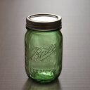 __Ball/ボール社/メイソンジャー/レギュラーマウス/480ml/グリーン/16oz/ヘリテイジコレクション/ガラス保存瓶【送料設定A】【05P07Feb15】
