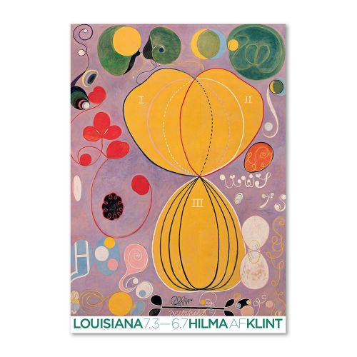 ルイジアナ近代美術館ポスター The age of mannna the ten greatest no7 Hilma af klint (ルイジアナ近代美術館ポスター) 【送料無料】【P5倍】9／21 1:59迄 【ポイント5倍】