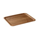 ノンスリップ レクタントレイM / チーク (NONSLIP TRAY)