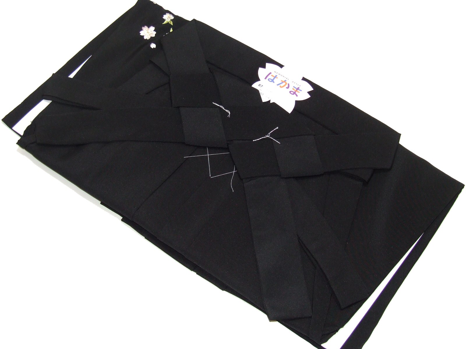 女性用刺繍入り袴(卒業式)No.001-c(黒色)-Mサイズ-91