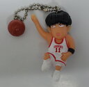 スラムダンク SLAMDUNK スラムスイング ボールチェーンキーホルダー 湘北 流川楓 白 C【中古】