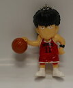 スラムダンク SLAMDUNK スラムスイング ボールチェーンキーホルダー 湘北 流川楓 赤 A【中古】