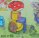 キンダーサプライズ Kinder Surprise k01n53 キノコの家