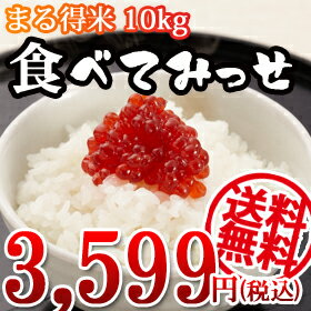 【送料無料】【23年度産】【国内複数原料米】まる得米　食べてみっせ　10kg