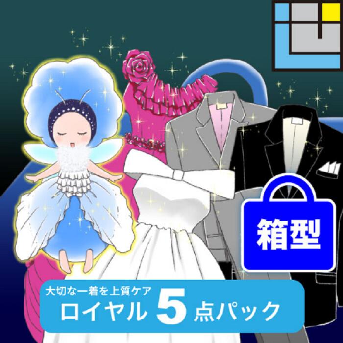 ロイヤル クリーニング 5点セット【ロイヤルコース】 【保管無料】 宅配クリーニング 高級仕上げ 送料無