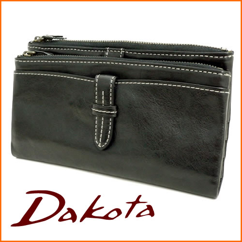 Dakota ダコタ　クラプトン　小銭入れ付き長財布　0031504　ブラックレディース 財布 長財布 全品ポイント10倍以上【全品送料無料】【楽ギフ_包装選択】【YDKG-k】【smtb-k】Dakota フェアー！ ダコタ 商品にはもれなく バッグハンガー プレゼント ！ レディース 財布 長財布