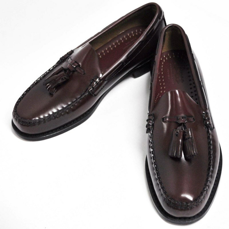 G.H.BASS(バス) WEEJUNS 【LARKIN】 TASSEL SLIP ON(タッセルスリッポン)(WIDTH D) BURGUNDY(バーガンディー)【送料無料(沖縄・離島除く)】