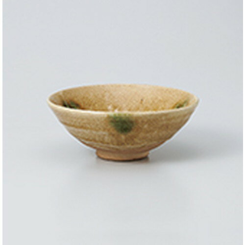 抹茶碗 黄瀬戸平茶碗（景陶作）（木） ［ 14.5 x 5.5cm ］ 【 茶道具 抹茶 茶道 茶器 】