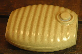 レトロな陶器の湯たんぽ