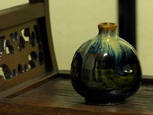 ミニ花瓶（くぼみ丸）