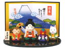 錦彩桃太郎飾り(陶器/五月人形)