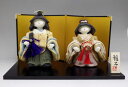 瀬戸焼雅子 平安立雛(敷板、屏風付)
