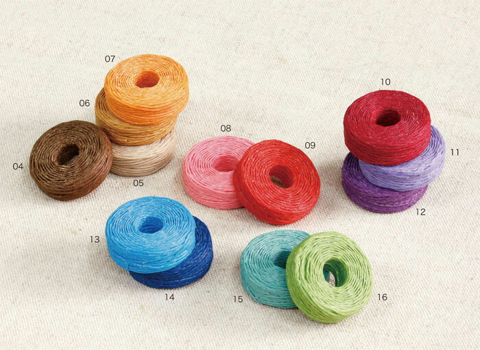 レザークラフト 手縫いロウビキ糸カラー　太　8615　(ネコポス・ゆうパケット可)...:sewingbasket:10011044