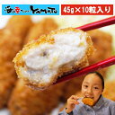超特大カキフライ 2Lサイズ(45g x10粒入り) 冷凍食品 超特大 プレミアム 広島県産牡蠣