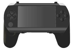 疲れにくい！★PSP1000（旧型/初期型）用、コントローラーグリップ/ポータブルグリップ【大人気！】持ちやすいコントローラ型で、アナログパッドの操作性アップ！