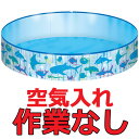 空気不要 プール ビニールプール 子供用 家庭用プール 中型...