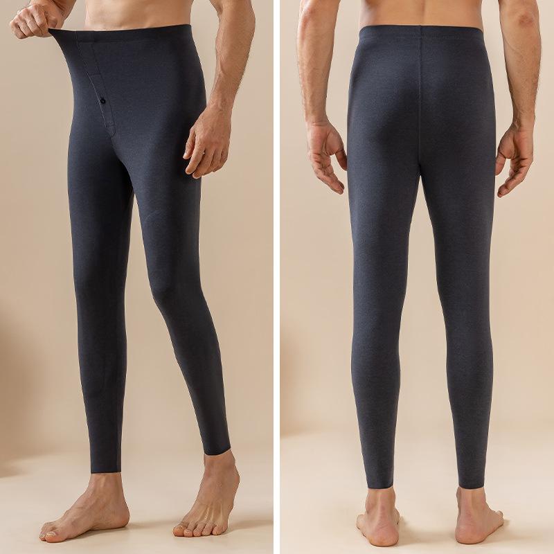 メンズ 秋用 裏起毛 あったか インナータイツ スパッツ レギンス 男性用 保温 伸縮 ストレッチ 普段使い 部屋着 ダークネイビー パープルグレー ダークグレー