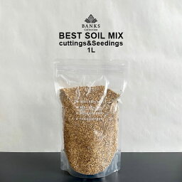 <strong>best</strong> <strong>soil</strong> <strong>mix</strong> 【細粒】1L 挿し木・播種 ベストソイルミックス 虫がわきにくい有機質を抑えた培養土 バンクスコレクション 1リットル 培養土 硬質赤玉 多肉 観葉植物 塊根 サボテン プレミアム用土 杉山拓巳 植え替え お試し 少量 小粒 B.C. 室内用 屋外用 清潔 無機質