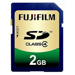 フジフイルム SD-002G-C4A SDメモリーカード 2GB 【即納】 【あす楽対応】FUJIFILM SD002GC4A SDカード Class4