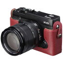 ハクバ DBC-XE1RD ピクスギア 本革ボディケース FUJIFILM X-E1専用 レッド