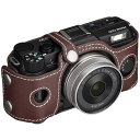 【エントリーでポイント10倍】 ハクバ DBS-PQ10CH 本革ボディスーツ PENTAX Q10用 チョコブラウン