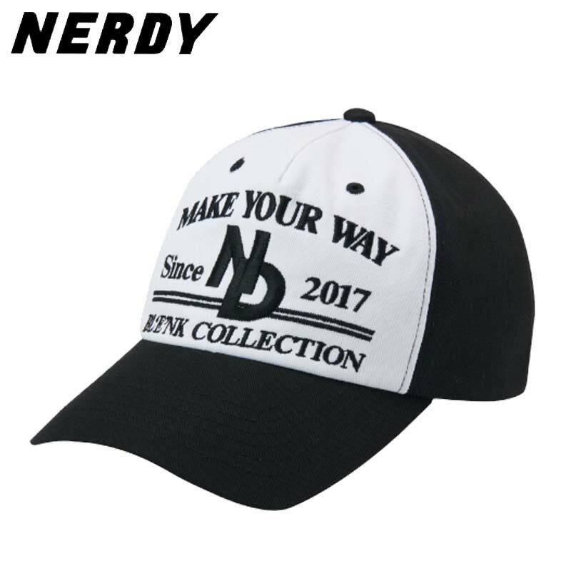 NERDY ノルディ HE&SHE [送料無料] 2023SS エンディボールキャップ ND BALL CAP ベースボールキャップ スポーツキャップ 帽子 ユニセックス メンズ レディース 韓国ブランド 韓国ファッション カジュアル ストリート 少女時代 テヨン