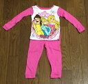 ☆USA直輸入品 ディズニープリンセスGIRL'Sパジャマ上下セット☆