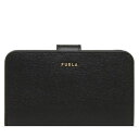 ★ラッピング無料★フルラ 財布 バビロン ジップアラウンドFURLA BABYLON M ZIP AROUND無地 二つ折り財布 プレゼント1057129 P PCX9 B30 NERO(黒)