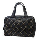 ◆ミウラ◆シャネル マトラッセ ワイルドステッチ ハンドバッグ ミニボストンバッグ A14692【中古】【smtb-TD】【saitama】【楽ギフ_包装】
