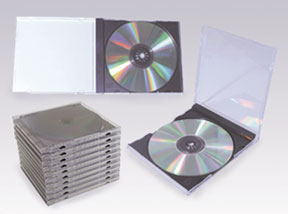 CDケース　10枚パック（ブラック）【各種CDやDVDの収納に便利。ブックレットも入ります】