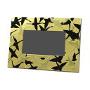 蒔絵デジタルフォトフレーム千羽鶴DPF/和風/和柄/漆器/記念品/内祝