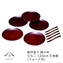 銘々皿 (5枚入)フォーク付 ななこ 12.5cm和菓子 洋菓子 小皿 プレゼント ギフトお皿 和柄 和風 23-59-6A