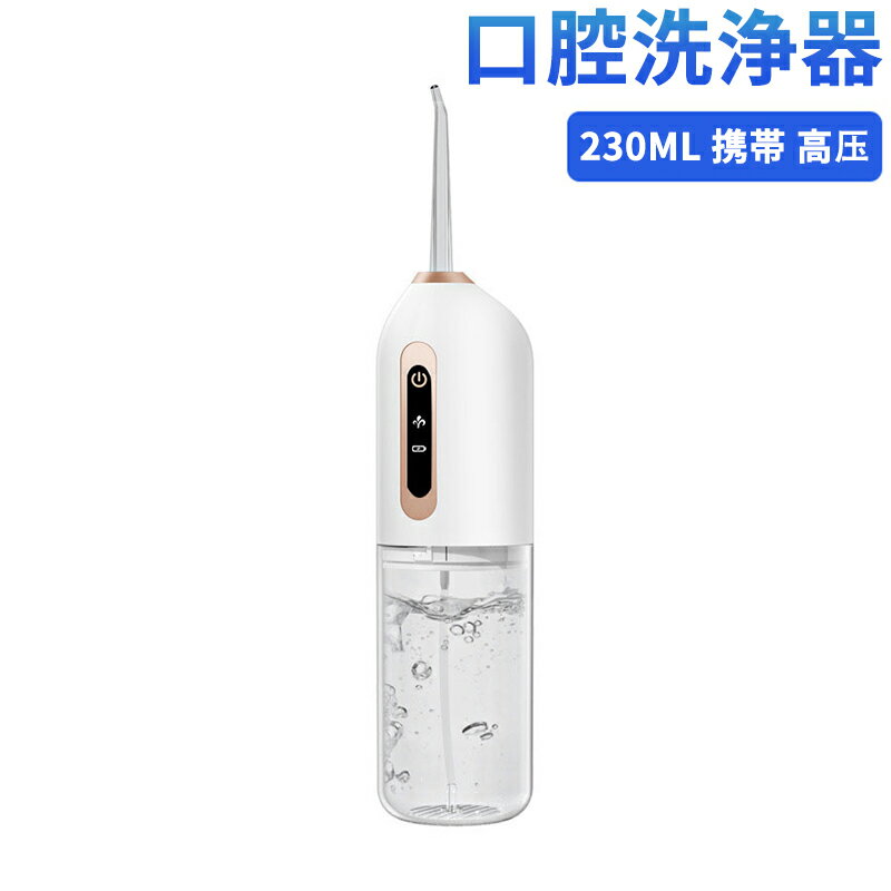 <strong>口腔洗浄</strong>器 ジェットウォッシャー 防水 電動 <strong>携帯</strong>用 口内洗浄機 230MLタンク ウォーターフロス USB充電式 <strong>携帯</strong> <strong>口腔洗浄</strong>機 <strong>口コミ</strong> IPX7防水 ハンディタイプ 歯間洗浄機 超音波