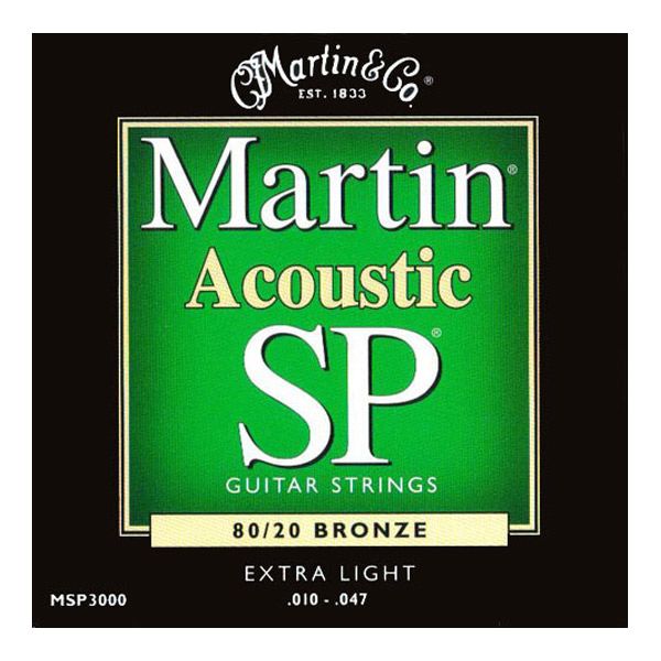 Martin / マーチン MSP3000 アコースティックギター用セット弦 【新品】