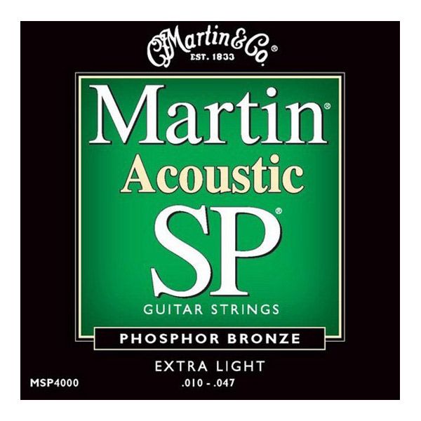 Martin / マーチン MSP4000 アコースティックギター用セット弦 【新品】
