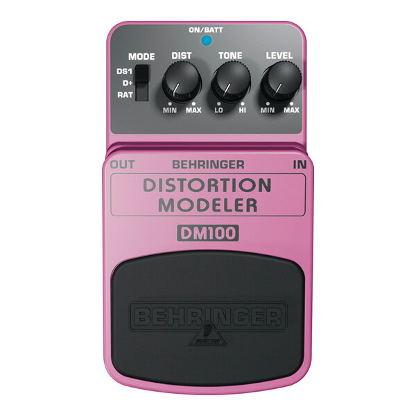 【送料無料】BEHRINGER / ベリンガー DISTORTION MODELER DM100 ディストーション エフェクター 【新品】