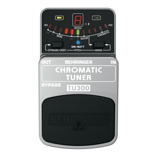 【送料無料】BEHRINGER / ベリンガー CHROMATIC TUNER TU300 ギター／ベース用 チューナー 【新品】