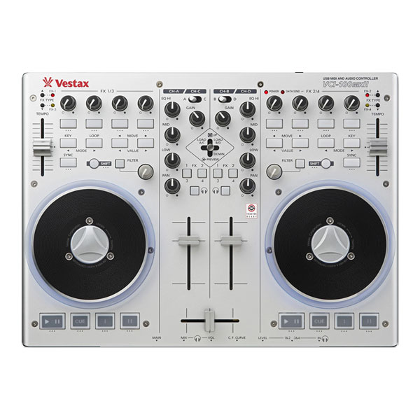 【送料無料】Vestax / ベスタクスVCI-100MKII ( VCI100MKII )USB MIDI & AUDIO コントローラー【新品】