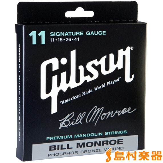 Gibson SMG-BMS マンドリン弦 Bill Monroe ビル・モンローモデル …...:shimamuragakki:10090758