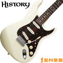 HISTORY TH-SV/R VWH(ビンテージホワイト) ストラトキャスター エレキギター 【ヘリテイジウッド】【サークルフレッティングシステム】【日本製】 【ヒストリー THSV/R】