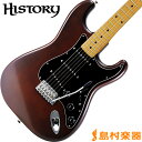 HISTORY TH-SV/M WAL(ウォルナット) ストラトキャスター エレキギター 【ヘリテイジウッド】【サークルフレッティングシステム】【日本製】 【ヒストリー THSV/M】