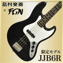 FUJIGEN JJB6R BK(ブラック) ジャズベース J-Classic 【フジゲン】 【日本製】