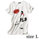 Fender Fen-FUK-TS02WH-L ホワイト フェンダー×フクザワ コラボTシャツ ホワイト Lサイズ 【フェンダー FenFUKTS02WHL】【数量限定品 在庫限り】